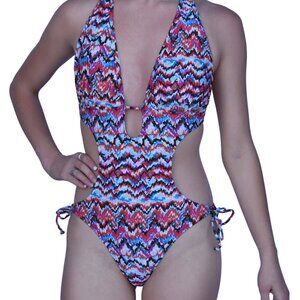 NWT Women's NWSC One Piece Monokini Swimsuit Bikini S Small 2 4